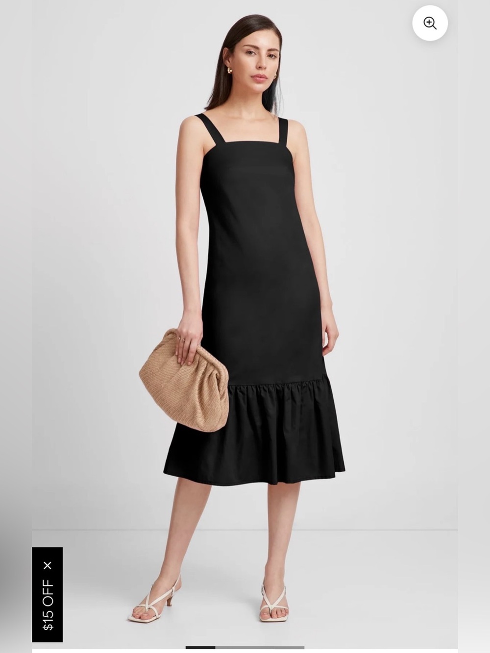 Nassau Dress 100% 
European Poplin 100%Cotton Sleeveless Midi Dress nwt size med